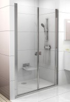 Душевая дверь в нишу Ravak Chrome CSDL2-100 Transparent, профиль блестящий