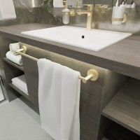 Полотенцедержатель Fixsen Comfort Gold FX-87001 золото сатин
