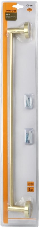 Полотенцедержатель Fixsen Comfort Gold FX-87001 золото сатин