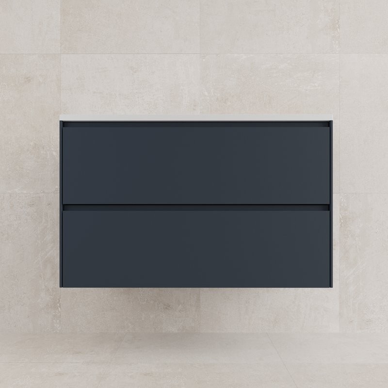 Тумба с раковиной Style Line Лима Plus 90 подвесная, эмаль, графит