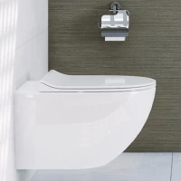 Комплект  Чаша для унитаза подвесного VitrA Sento 7748B003-0075 + Крышка-сиденье VitrA Sento 130-003-009 + Система инсталляции для унитазов Geberit Du