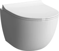 Комплект  Чаша для унитаза подвесного VitrA Sento 7748B003-0075 + Крышка-сиденье VitrA Sento 130-003-009 + Система инсталляции для унитазов Geberit Du