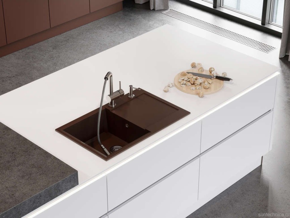 Комплект Мойка Omoikiri Sakaime 79-ES espresso + Измельчитель Nagare 750