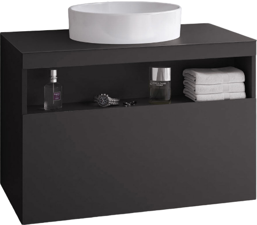 Тумба под раковину Keuco Stageline 32863 80 см, вулканит