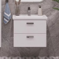 Тумба под раковину SanStar Gretta 60 подвесная, белая