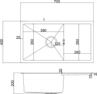 Мойка кухонная Emar PVD EMB-124 PVD Nano Dark Мойка кухонная Emar PVD EMB-124 PVD Nano Dark