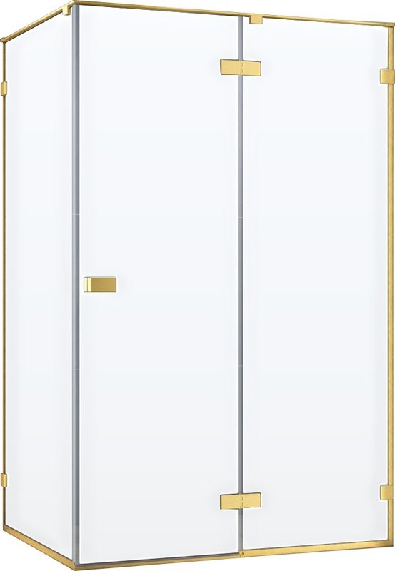 Душевой уголок Cezares Bellagio BELLAGIO-AH-1-140/80-C-BORO 140х80, брашированное золото