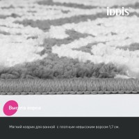 Коврик IDDIS Decor DT01P58i12 50x80, серый