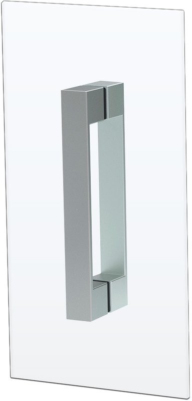 Душевая дверь в нишу Vegas Glass EP Novo h2000 70 07 01 профиль матовый хром, стекло прозрачное