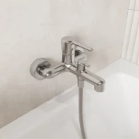 Смеситель для ванны с душем IDDIS Aiger AIGBC00i02WA матовый хром