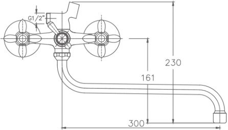 Универсальный смеситель Haiba HB2227
