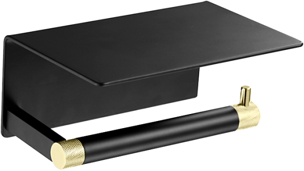 Держатель туалетной бумаги Rose RG3005H-1 черный