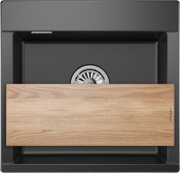 Мойка кухонная Granula Estetica 5201, шварц