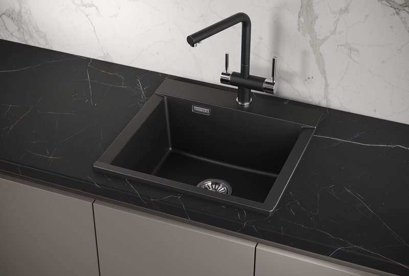 Мойка кухонная Granula Estetica 5201, шварц