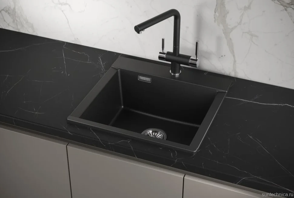Мойка кухонная Granula Estetica 5201, шварц
