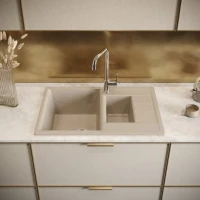 Мойка кухонная Domaci Болонья М-210-004 песочная