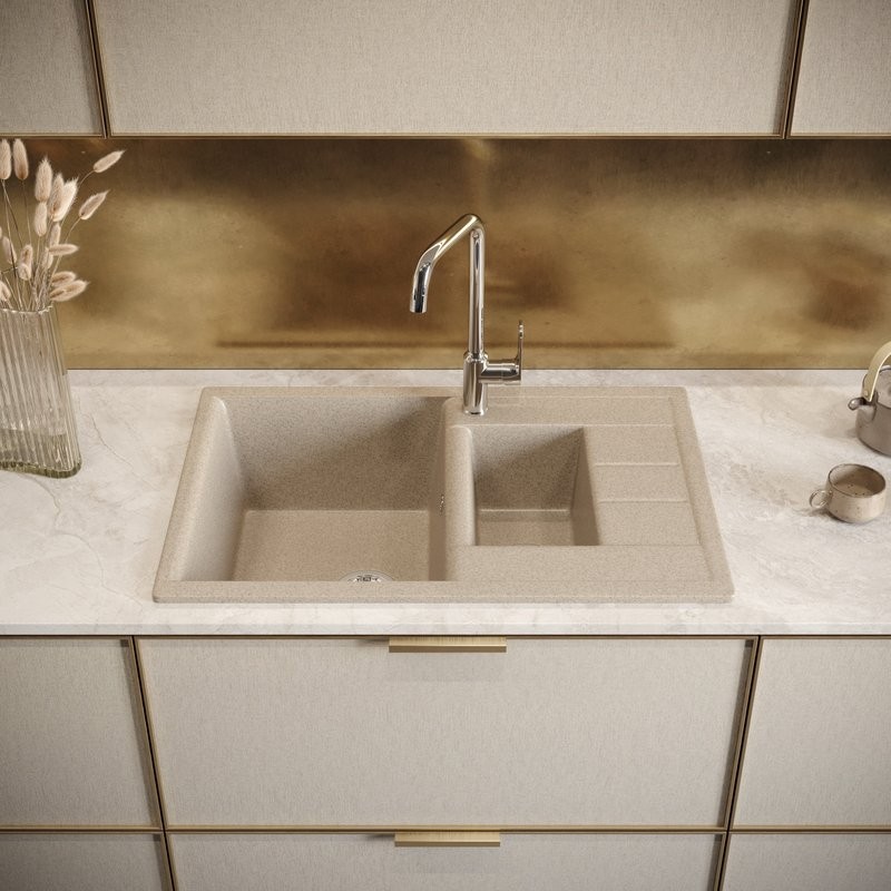 Мойка кухонная Domaci Болонья М-210-004 песочная