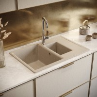 Мойка кухонная Domaci Болонья М-210-004 песочная Мойка кухонная Domaci Болонья М-210-004 песочная