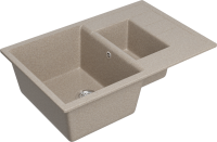 Мойка кухонная Domaci Болонья М-210-004 песочная Мойка кухонная Domaci Болонья М-210-004 песочная