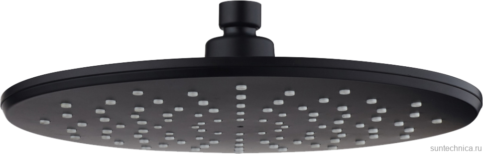 Верхний душ Aquanet Static AF330-84-R250B черный матовый