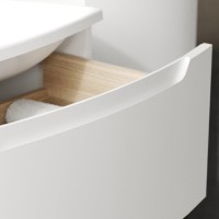 Тумба под умывальник Ганновер НП 70-02 Белый глянцевый (1)