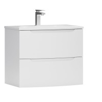 Тумба под умывальник Ганновер НП 70-02 Белый глянцевый (1)