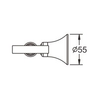 Мыльница Rose RG12 RG1203 хром