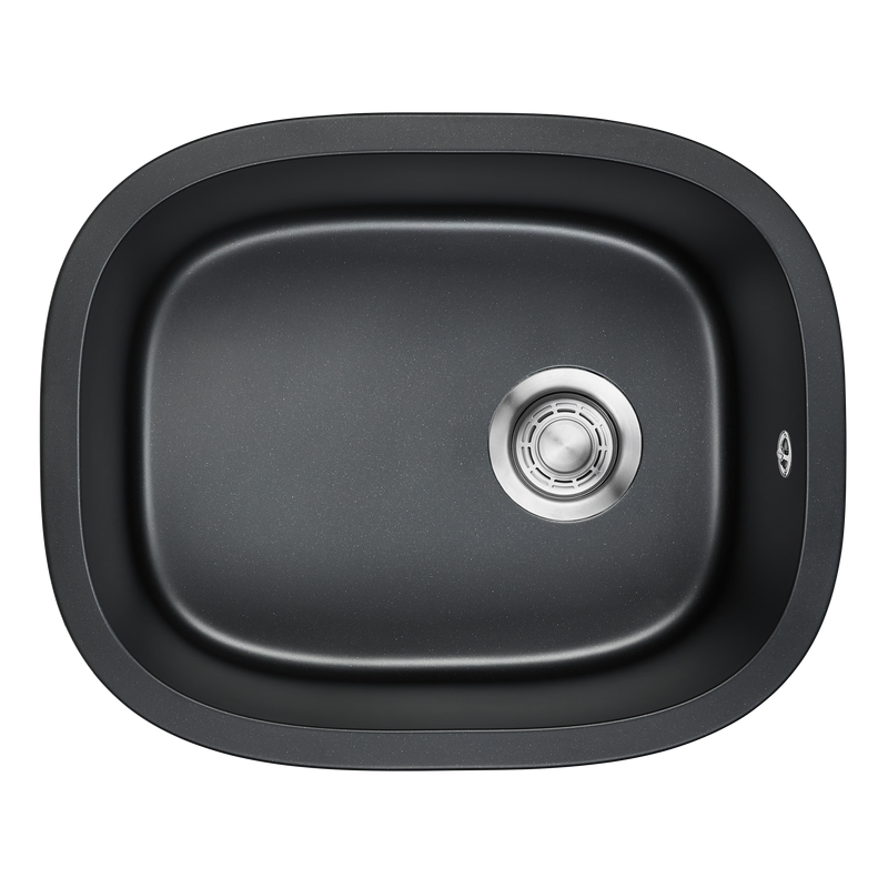 Мойка кухонная Emar Quartz EMQ-1560.P оникс