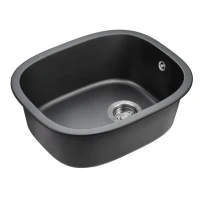 Мойка кухонная Emar Quartz EMQ-1560.P оникс