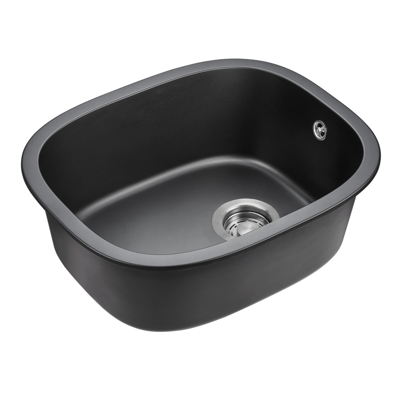 Мойка кухонная Emar Quartz EMQ-1560.P оникс