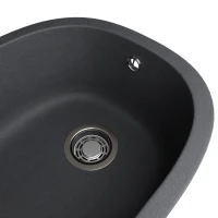 Мойка кухонная Emar Quartz EMQ-1560.P оникс