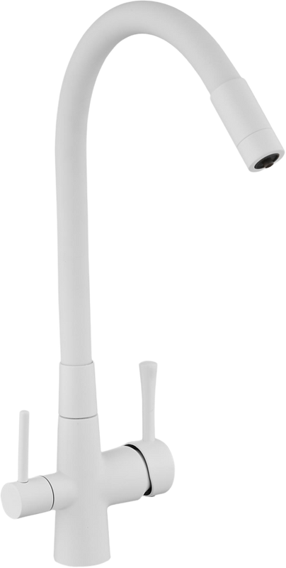 Смеситель для кухни Savol S-L1806W-02 с гибким изливом