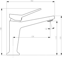 Смеситель для раковины Haiba HB10818-7 черный