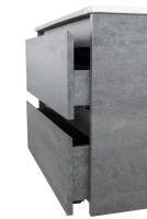 Тумба с раковиной BelBagno Kraft 70 подвесная, 2 ящика, cemento grigio