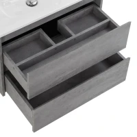 Тумба с раковиной BelBagno Kraft 70 подвесная, 2 ящика, cemento grigio