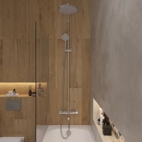 Душевая стойка Jacob Delafon Atom E26237-CP