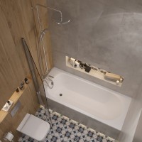 Душевая стойка Jacob Delafon Atom E26237-CP