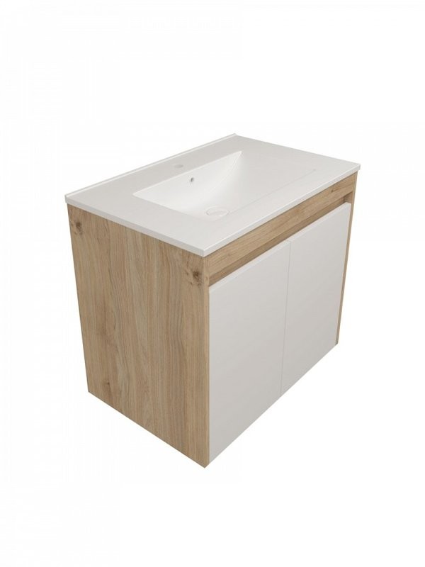 Мебель для ванной комнаты Teymi Netta 70 дуб, белая