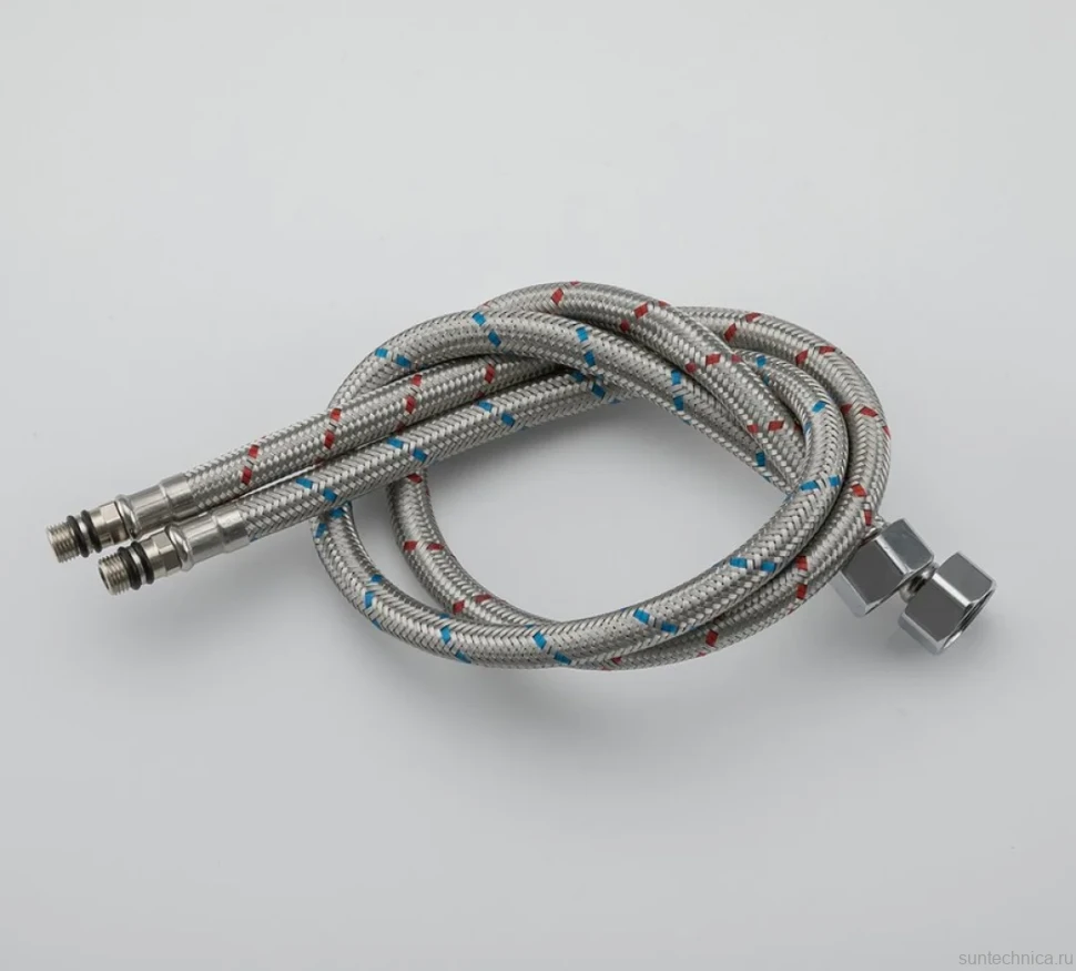 Смеситель для кухни Frap H44 F4044-6 с гибким изливом, черный