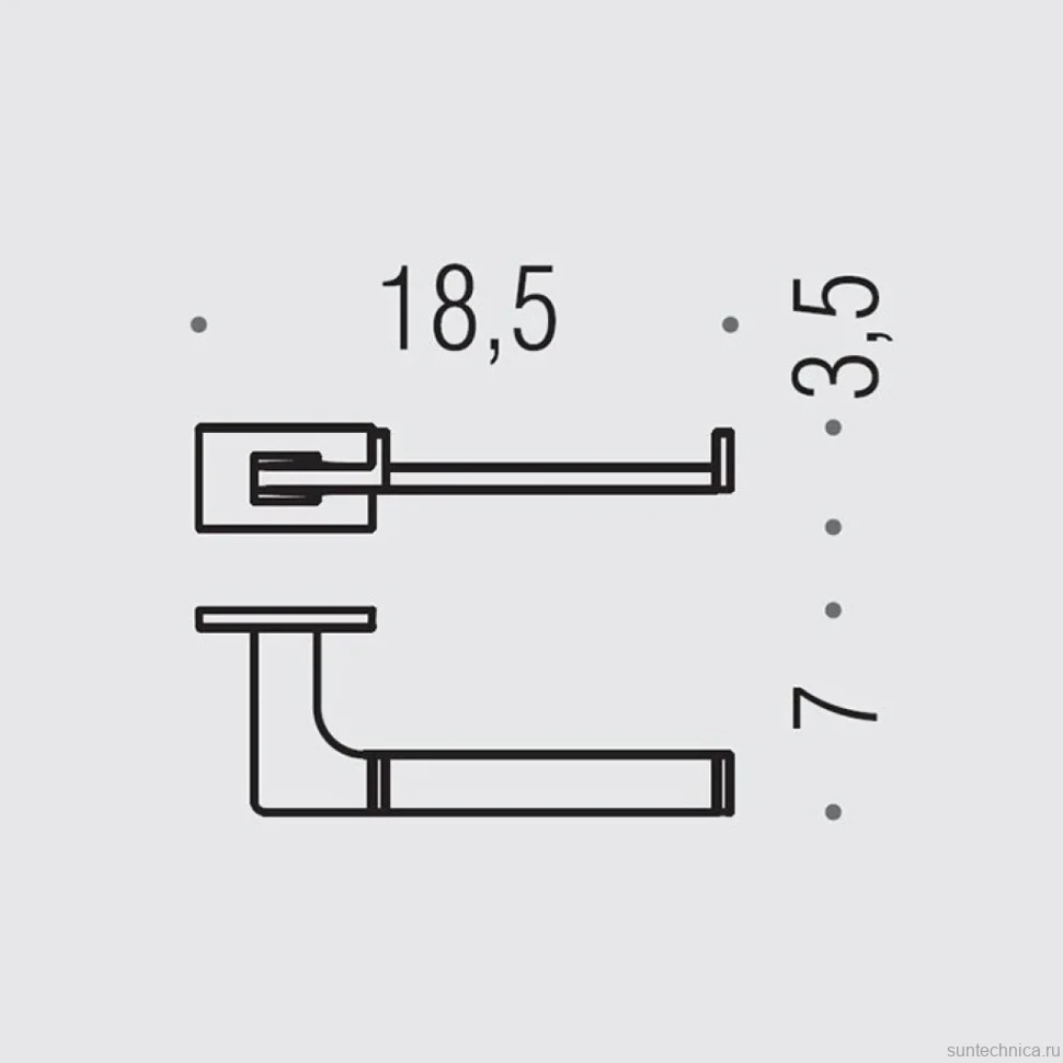 Держатель туалетной бумаги Colombo Design Look B1608.HPS1 нержавеющая сталь