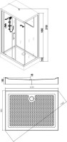 Душевая кабина Esbano Elegancia ESKB118CKR