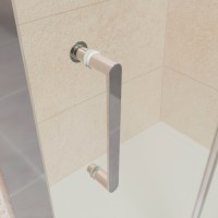 Душевой уголок RGW Passage PA-14+70 см (128-132)x70x195 профиль хром, стекло прозрачное