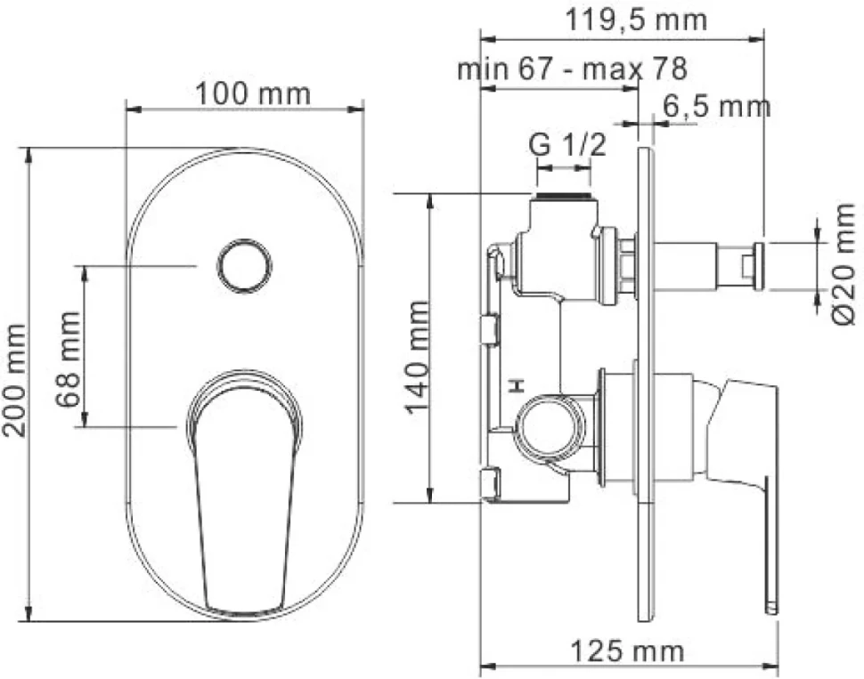 Душевой комплект Wasserkraft A16629