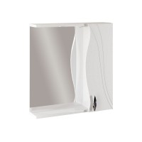 Зеркало Mixline Лима 65 правое с подсветкой, белое