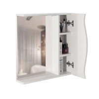 Зеркало Mixline Лима 65 правое с подсветкой, белое