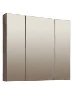 Зеркало-шкаф Comforty Соло 90 темно-коричневый дуб