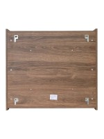 Зеркало-шкаф Comforty Соло 90 темно-коричневый дуб