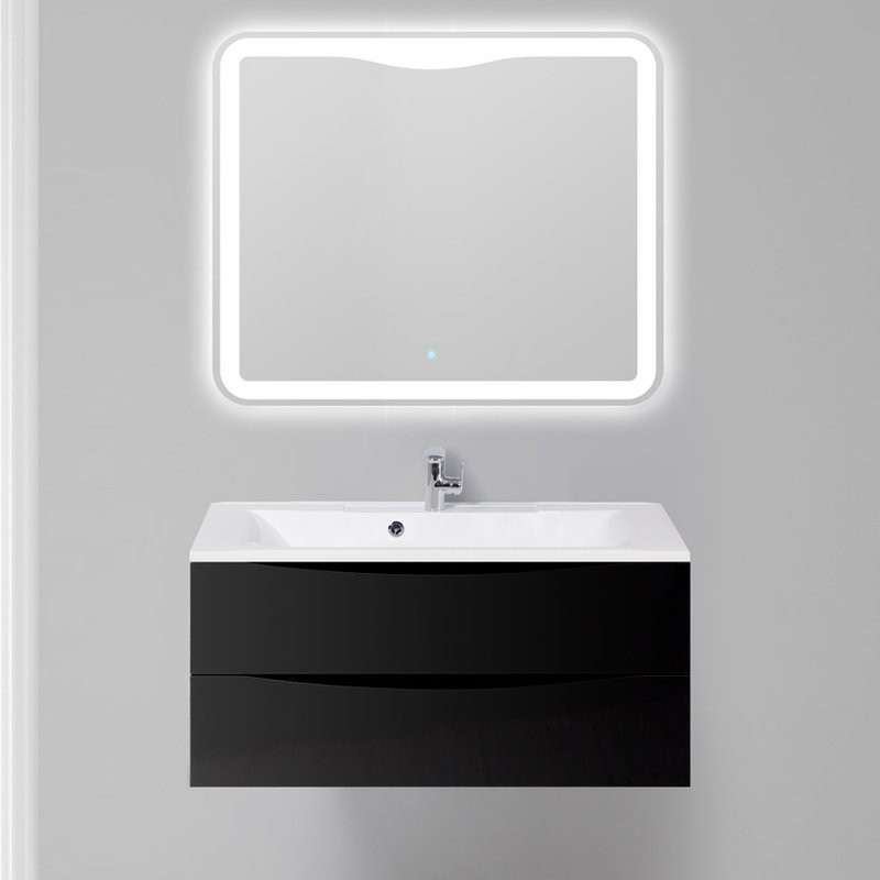 Мебель для ванной комнаты BelBagno Marino 100 nero lucido