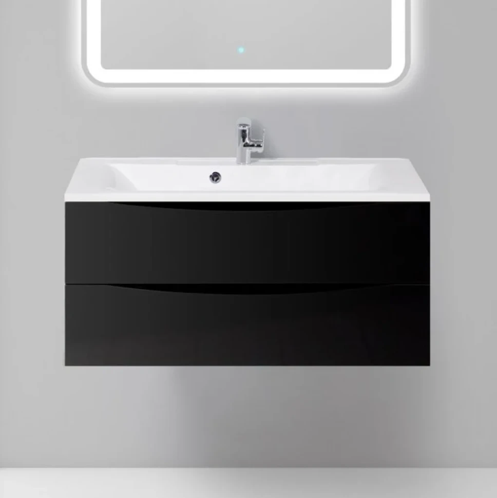 Мебель для ванной комнаты BelBagno Marino 100 nero lucido