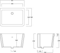 Раковина Hatria Specials YN0201 42 см
